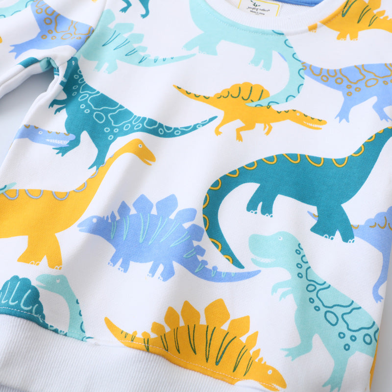 Boys sweatshirt with colorful dinosaur design Mune Fashion