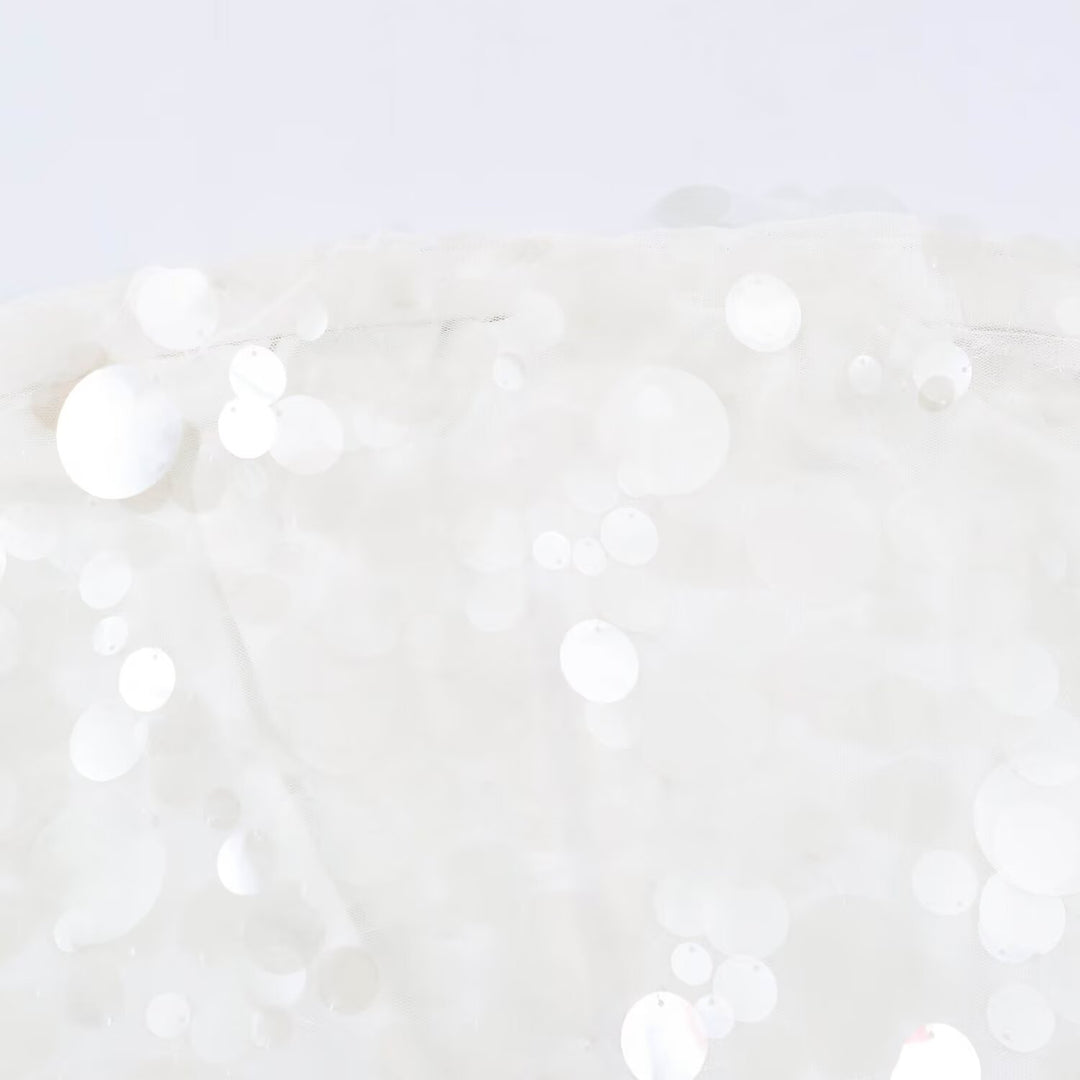 Women Sequin Strapless Minidress with Straight Top Drune