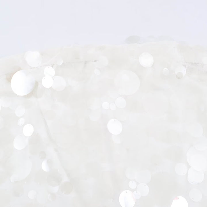 Women Sequin Strapless Minidress with Straight Top Drune