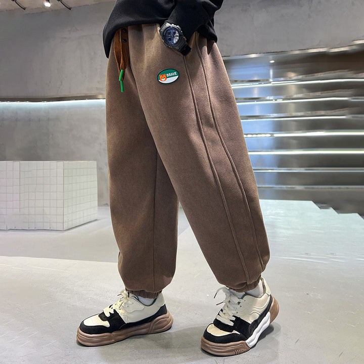 Men's casual sports pants with practical drawstring and side pockets Mune Fashion