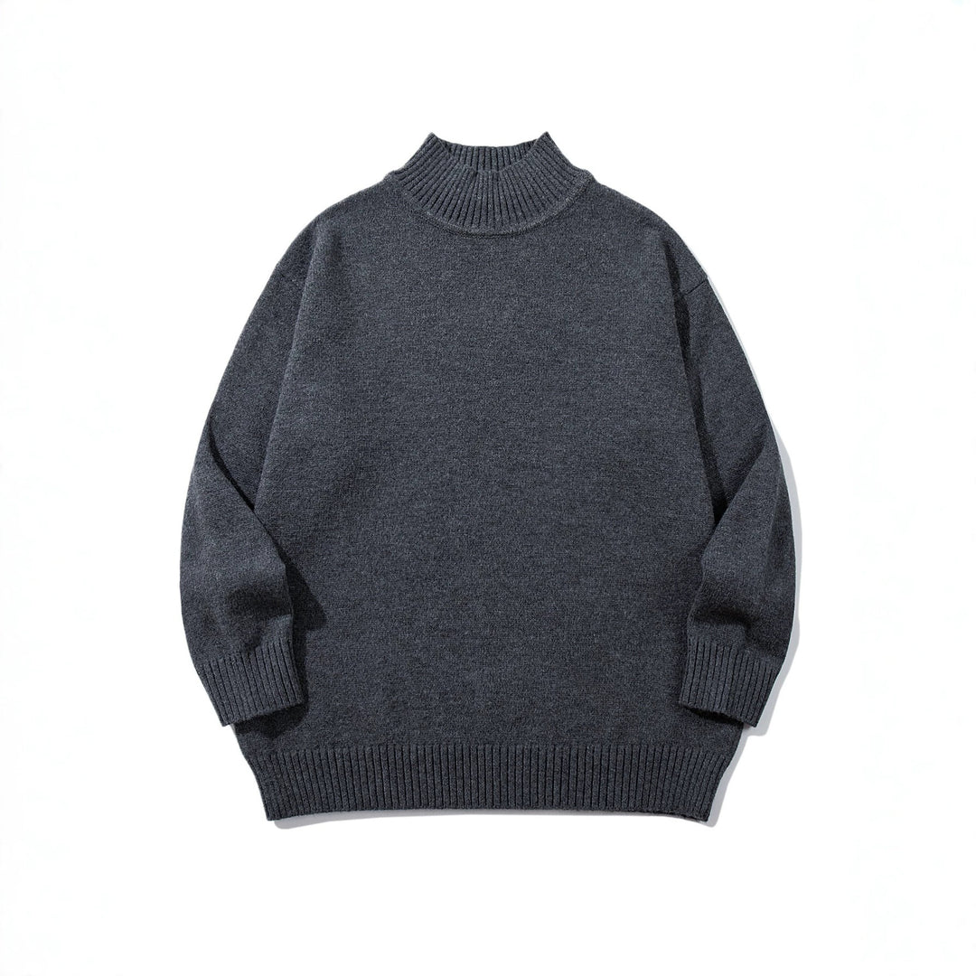 Unisex Oversize-Troyer-Pullover with short standing collar and wide ribbed cuffs Mune Fashion