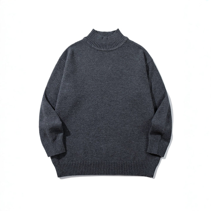 Unisex Oversize-Troyer-Pullover with short standing collar and wide ribbed cuffs Mune Fashion