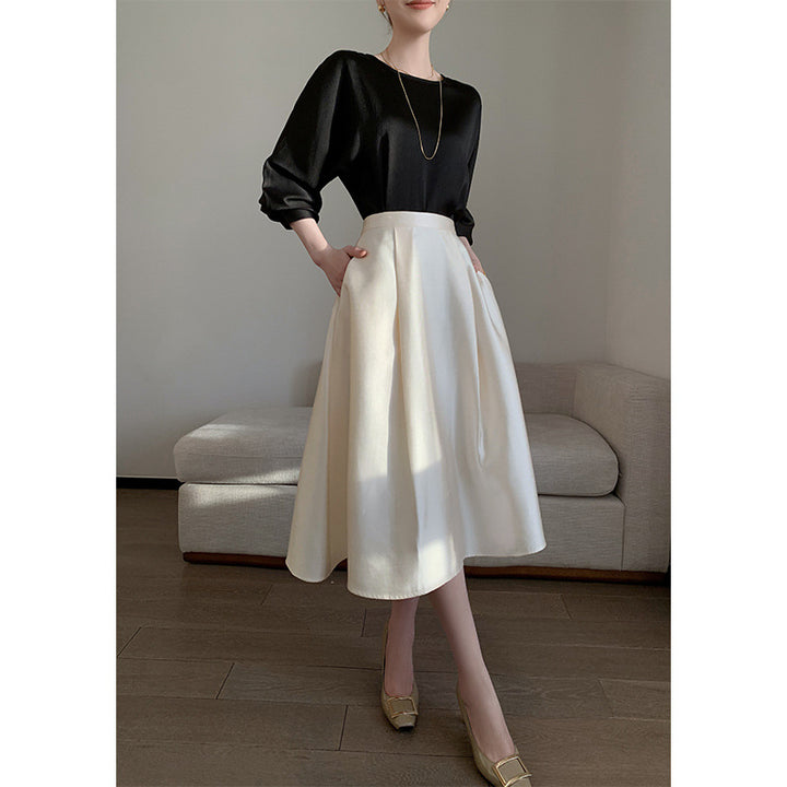 Women's Elegant and Flowing Midi Dress Drune