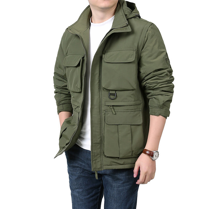 Men's Multifunctional Outdoor Jacket with Numerous Pockets Mune Fashion