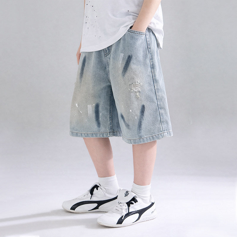 Unisex trendy Denim Bermudas Mune Fashion