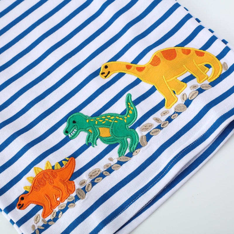 Boys T-shirt with colorful dinosaur motif Mune Fashion