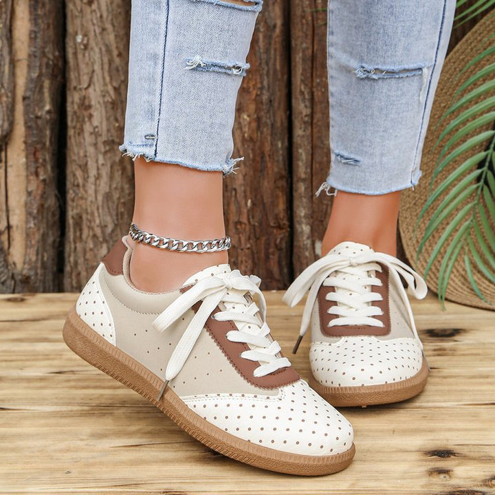 Damen Mary-Jane-Sneaker mit Klettverschluss und gepolstertem Komfortfußbett Mune Fashion