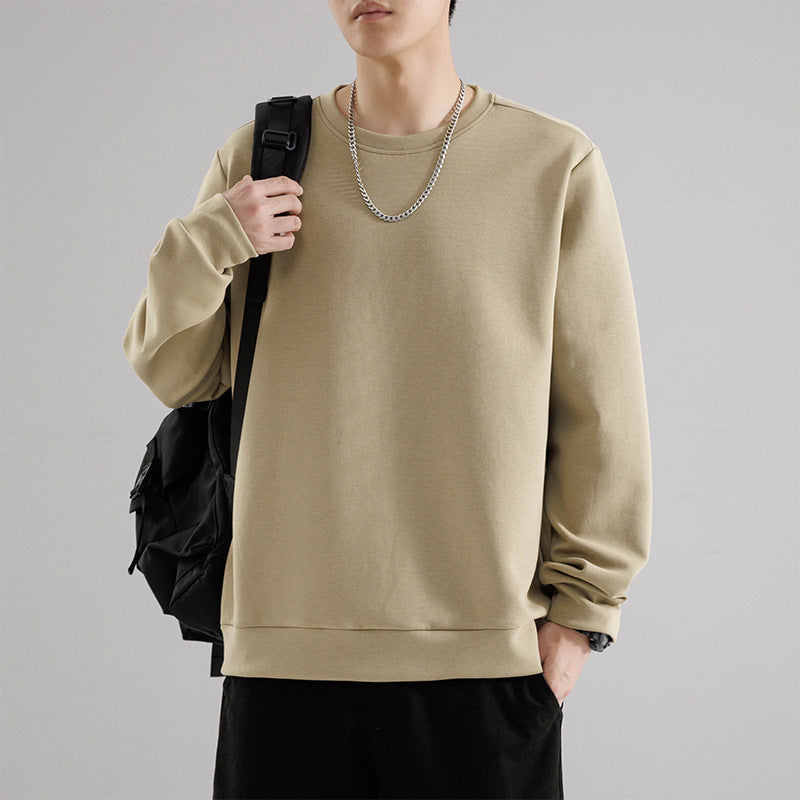 Unisex Oversize Round Neck Sweatshirt made of heavy French Terry with ribbed cuffs Drune