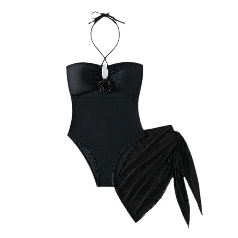 Women's One-Piece Swimsuit with Refined Cut-Out Design Mune Fashion