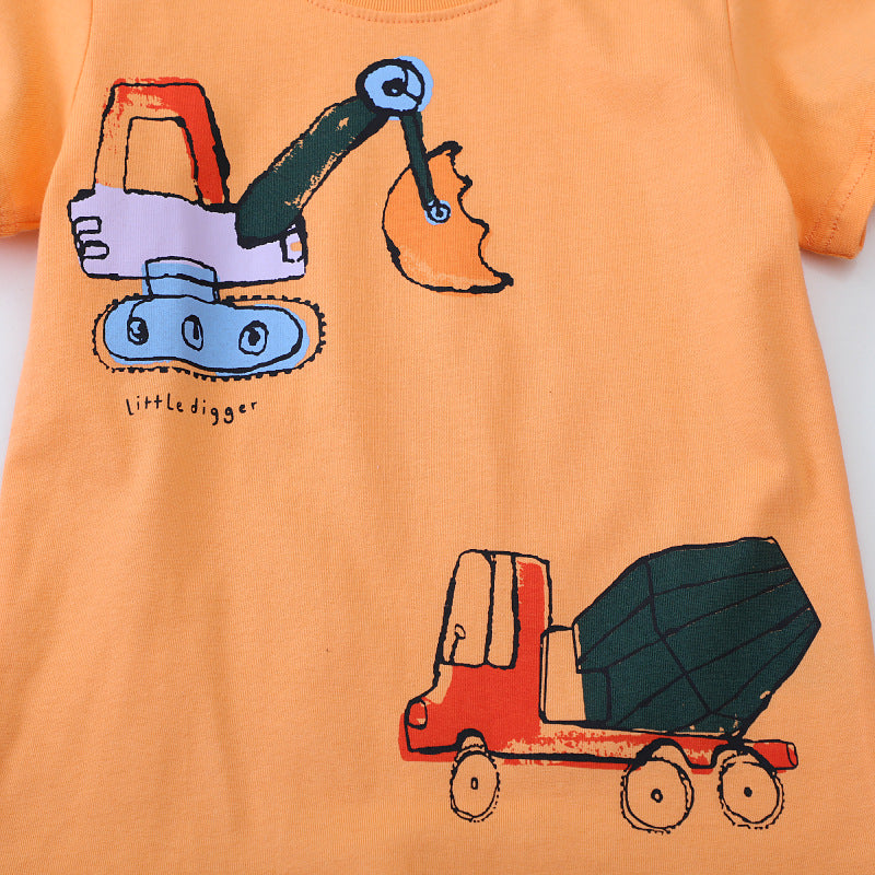 Kids T-Shirt with original construction site design Mune Fashion