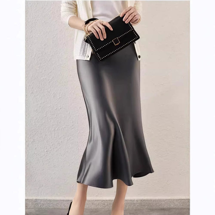 Women's Elegant Maxi Skirt with Flowing Cut Mune Fashion