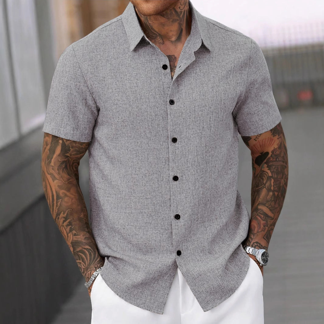 Men's Short Sleeve Shirt Mune Fashion