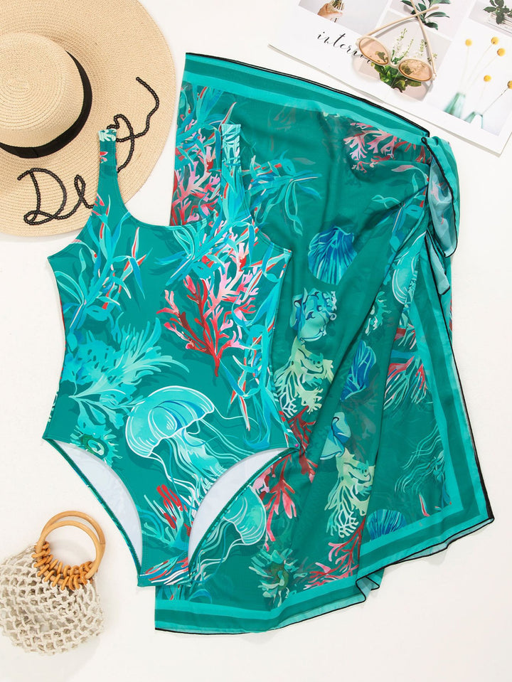Women's swimsuit with matching beach towel Mune Fashion