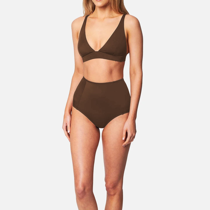 Women High-Cut Bikini with Flattering Cut Mune Fashion