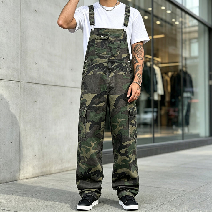 Men's Fashion Camouflage Overalls Mune Fashion