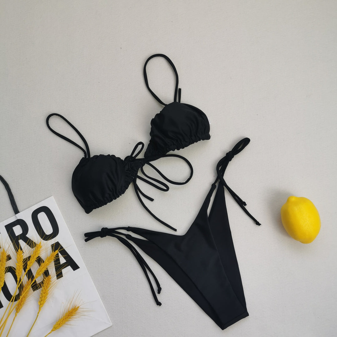 Women's Triangle Bikini with adjustable ties Mune Fashion