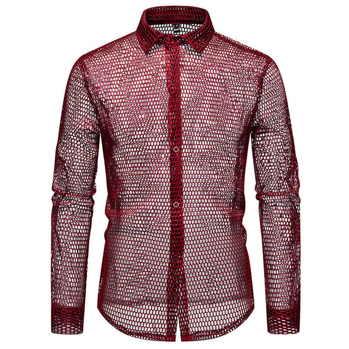 Men's mesh shirt made of high-quality material with innovative design Mune Fashion