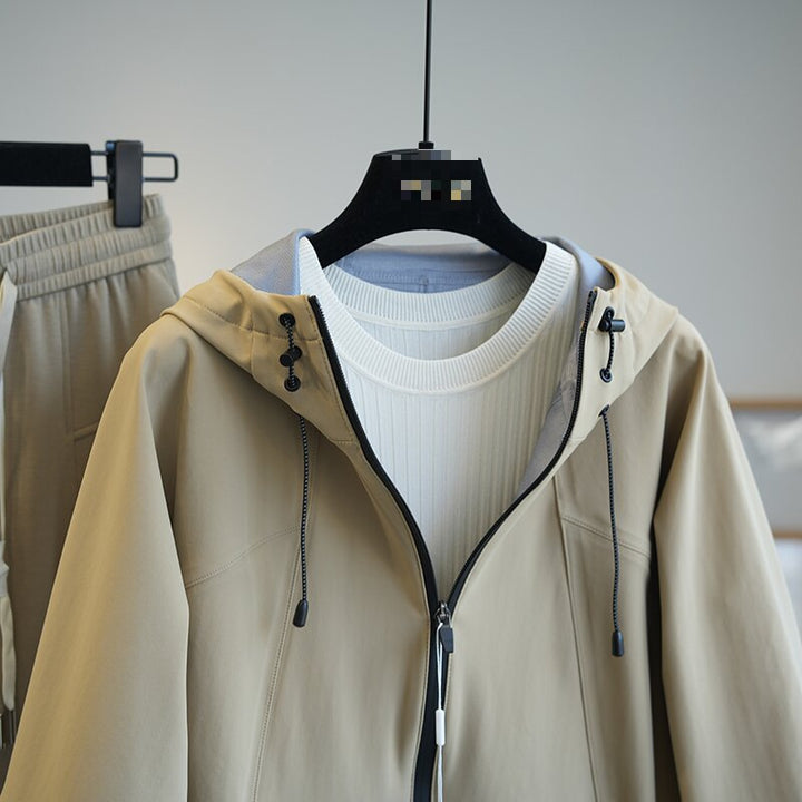 Women's Fashionable Transitional Jacket with Stand-Up Collar and Practical Pockets Mune Fashion