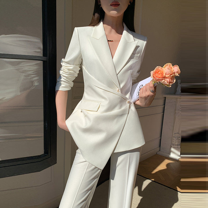 Women's Elegant Blazer Set with Modern Cut Mune Fashion