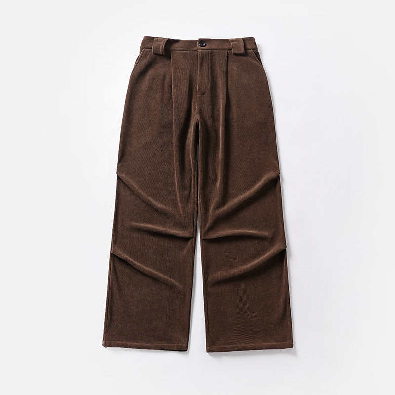 Women pleated trousers with wide leg and high waist Mune Fashion