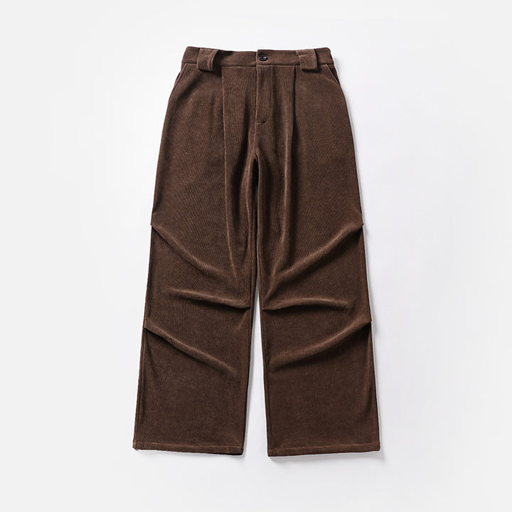 Women pleated trousers with wide leg and high waist Mune Fashion