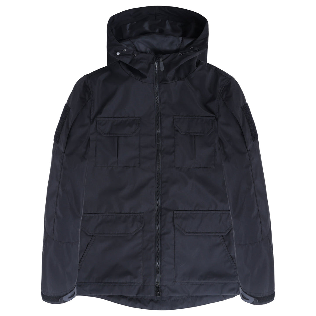 Men's  technical hooded field jacket with multi-flap utility pockets Mune Fashion
