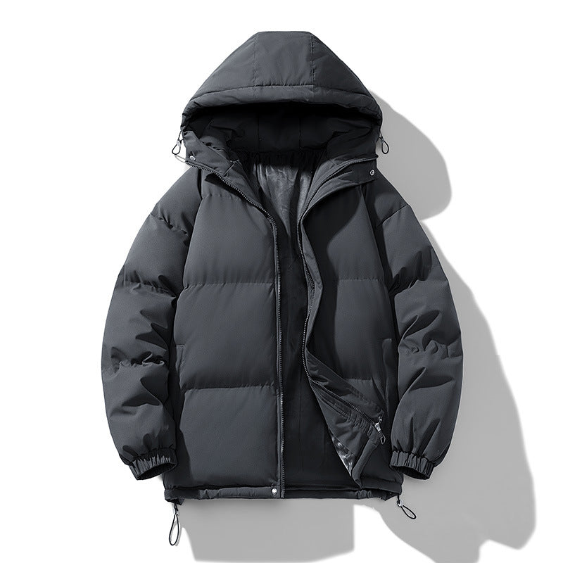 Unisex Padded Hooded Quilted Jacket with Thermal Insulation and Adjustable Hem Mune Fashion