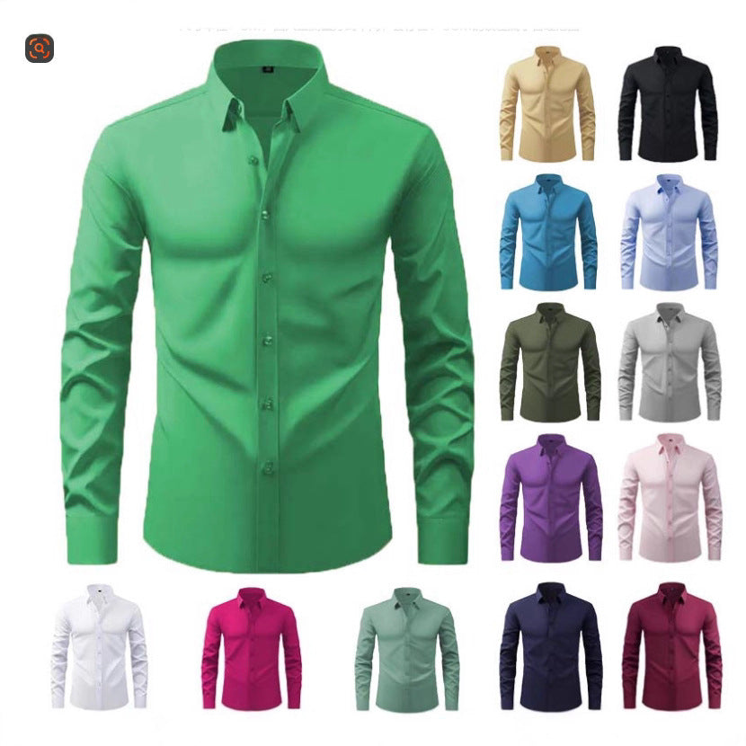 Men's long-sleeved shirt with innovative cut and modern design Mune Fashion