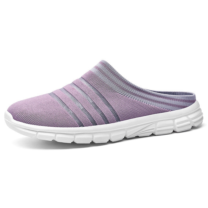 Unisex nan lightweight knit mule with contoured comfort sole and flexible profile outsole Mune Fashion