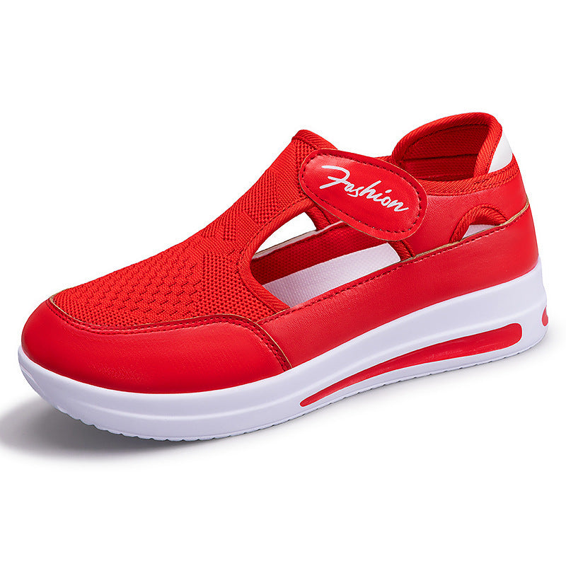 Women Flexible Slip-On Fitness Shoes with Breathable Mesh Upper Mune Fashion