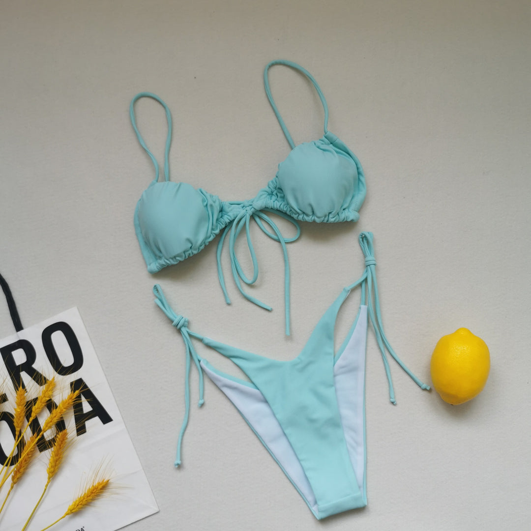 Women's Triangle Bikini with adjustable ties Mune Fashion