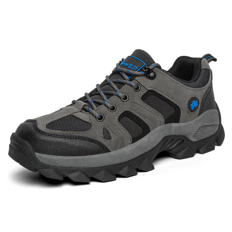 Men's robust trekking shoe with reinforced toe cap and slip-resistant tread sole Mune Fashion