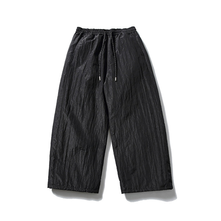 Men's loose-fitting ripstop leisure pants with camouflage pattern and elastic drawstring waistband Mune Fashion
