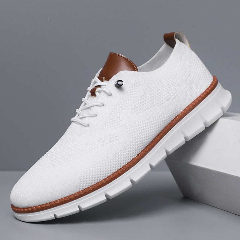 Men's Breathable Sneakers with Flexible Sole Mune Fashion