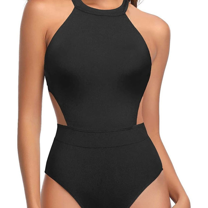 Women High Neck Swimsuit Mune Fashion