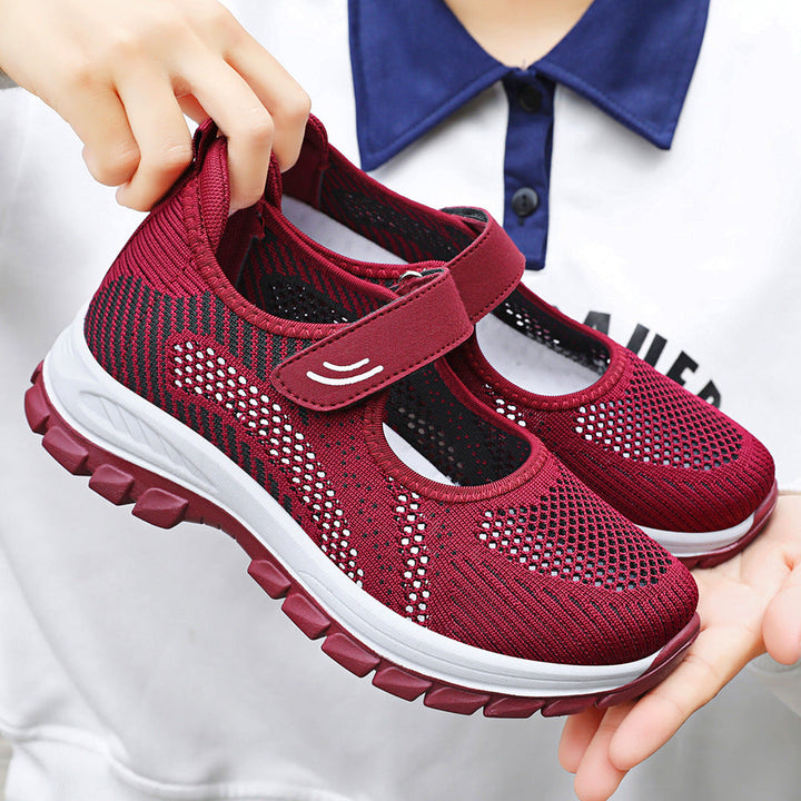 Women's Sporty Slip-On Sneakers with Adjustable Strap Mune Fashion