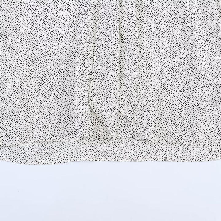 Women Oversize Blouse with Bow Collar and Balloon Sleeves Mune Fashion