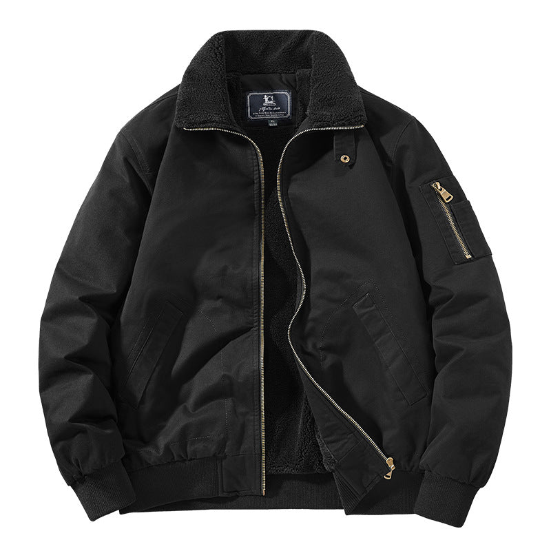 Men's Urban Blouson Jacket with Teddy Lining Mune Fashion