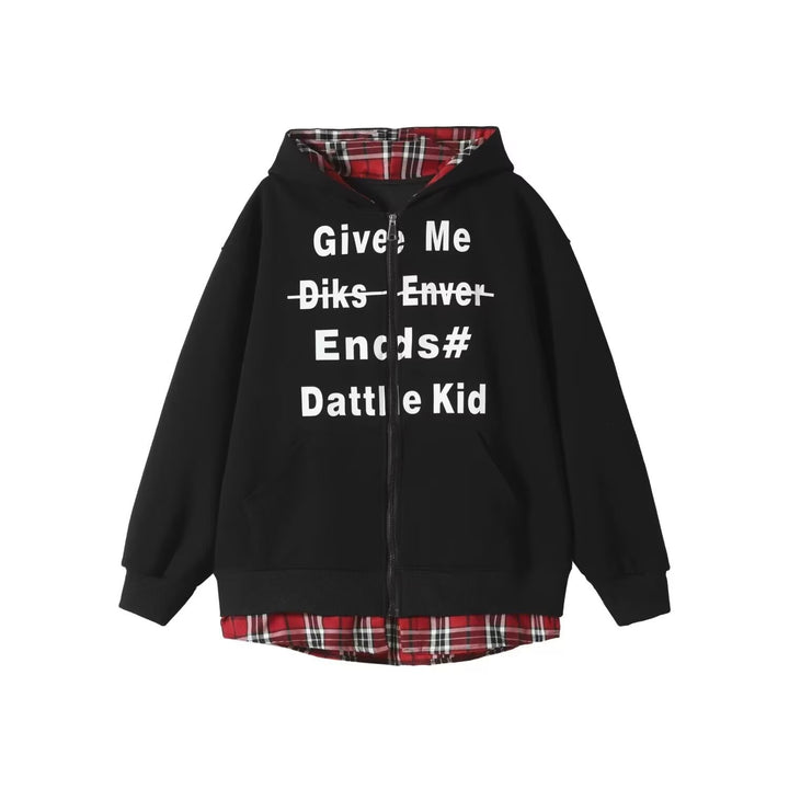Unisex Stylish Hoodie with Checked Lining Mune Fashion