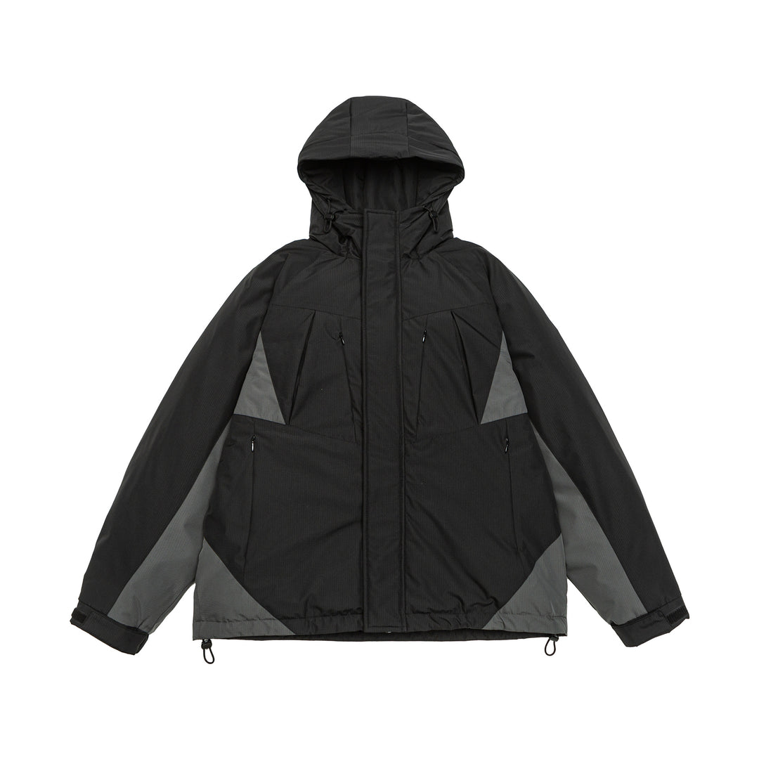 Men's Waterproof Padded Parka with Adjustable Hood and Multiple Pockets Mune Fashion