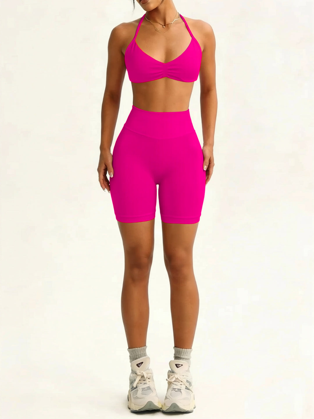 Women's sporty bikini set made of high-elastic material with adjustable straps Mune Fashion
