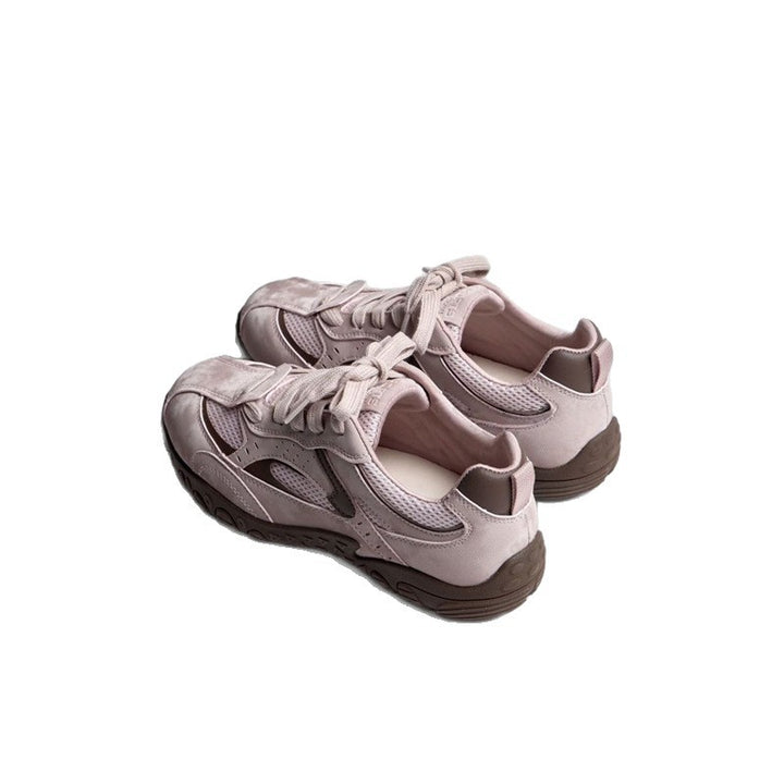 Damen Chunky Retro-Sneaker mit gepolsterter Komfortsohle und profilierter Gummisohle Mune Fashion