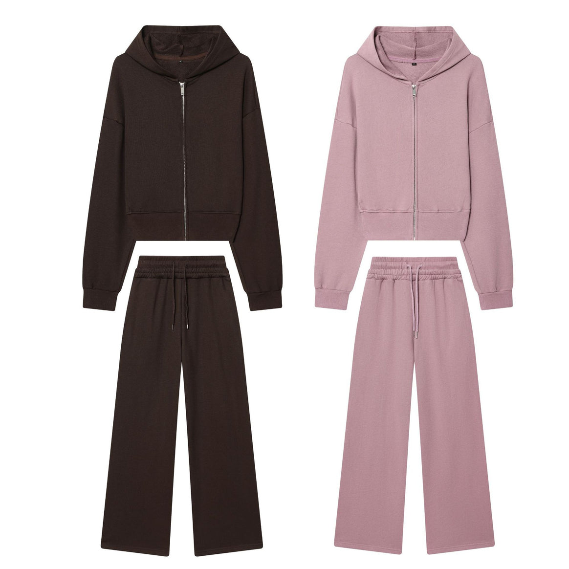 Women 10+ Cropped Hooded Jacket with Full Zip and Dropped Shoulder Mune Fashion