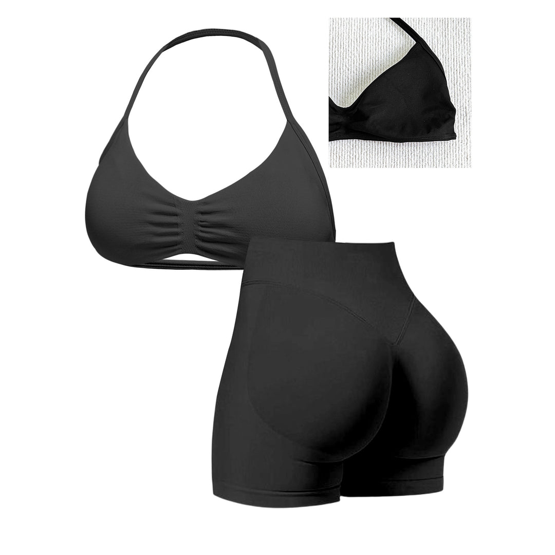Women's Sporty Bikini with Padded Top and High Waist Mune Fashion