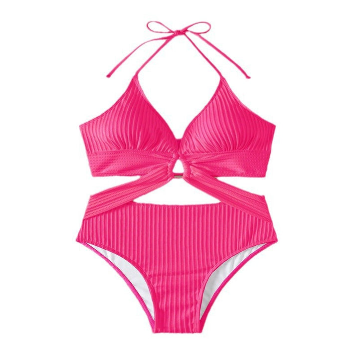 Women’s one-piece swimsuit with elaborate cut-out and elastic design Mune Fashion