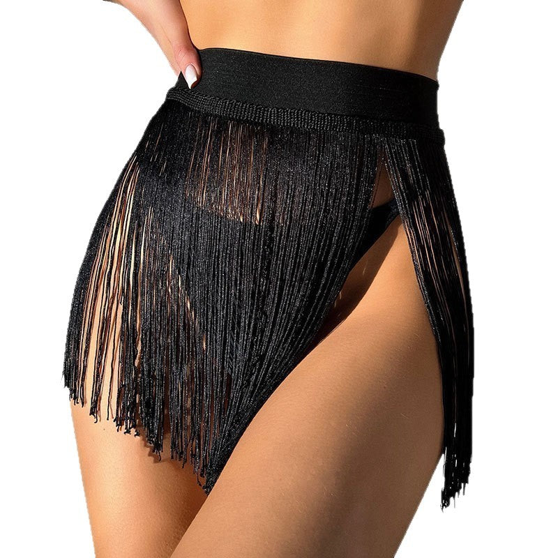 Ladies Fringe Mini Skirt Mune Fashion