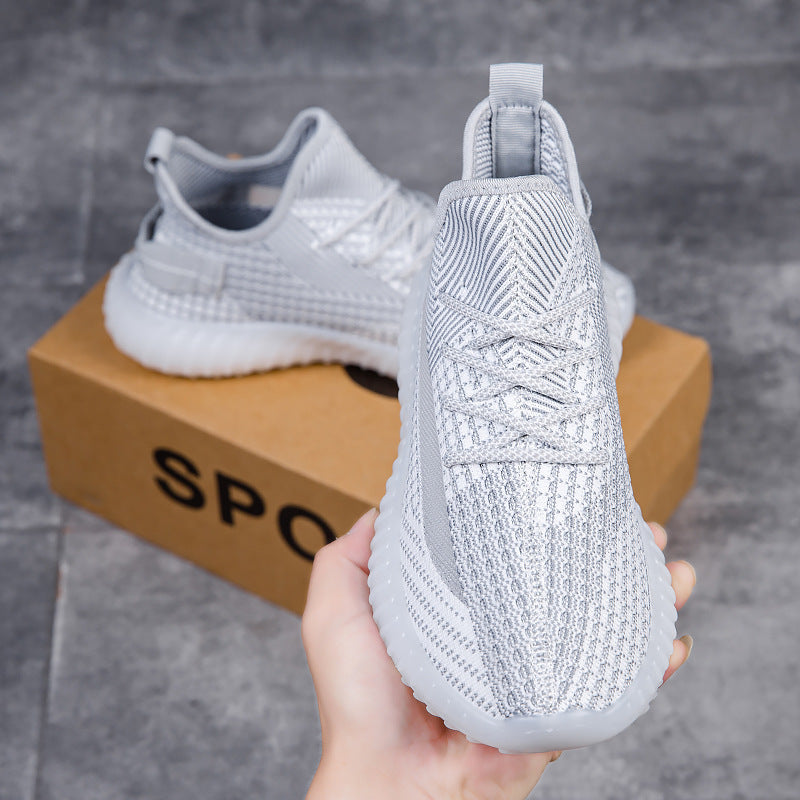 Unisex Knit Sneakers with sock-like shaft and profiled rubber sole Mune Fashion
