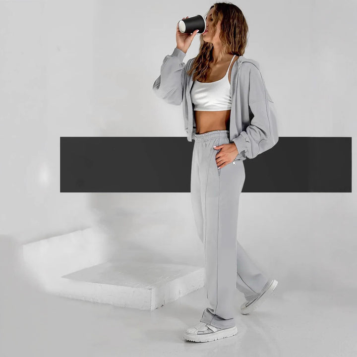 Women's Leisure Hoodie Set Mune Fashion