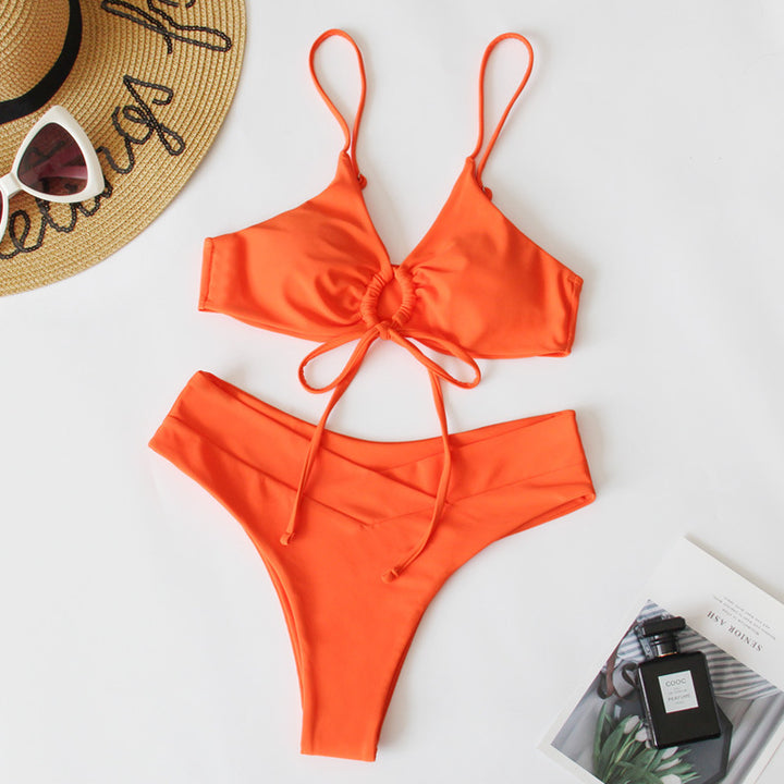 Women's Sportive Bikini Set with Adjustable Straps Mune Fashion