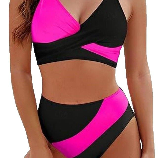 Women High-Cut Bikini with Wrap Design Mune Fashion